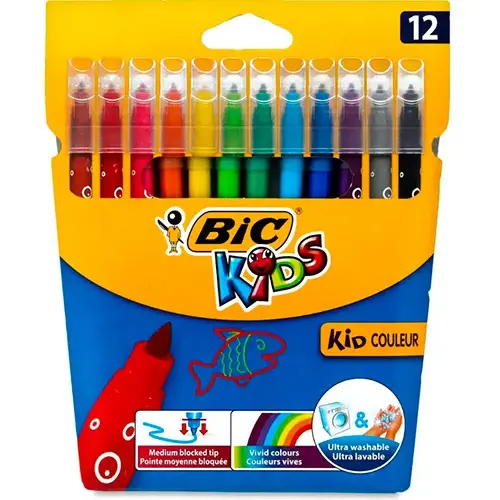 BIC Фломастеры Kid Coleour 12 уп.