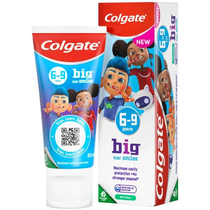 Colgate зубная паста 50мл детская 6-9 лет Нежная мята