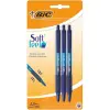 Ручка шариковая BIC Soft Clic Grip, 3 шт.