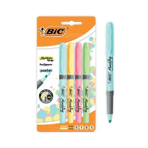 Набір текстових маркерів BIC Pastel, 4 шт