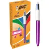 Ручка шариковая BIC 4 Colors Shine фиолетовая