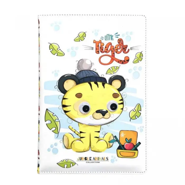 Блокнот Кожзам,А5, 64 аркуші, (ТИГРИК)