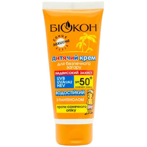 Біокон СС-крем дитячий для безпечного засмагання SPF50+, 90 мл