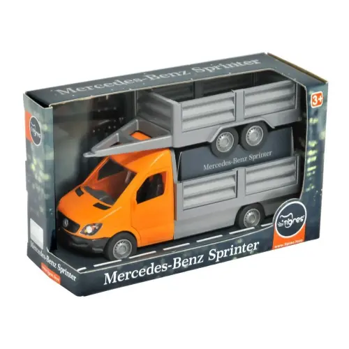 Уценка. Набор с бортовой машиной "Mercedes-Benz Sprinter" Трещина на лобовом