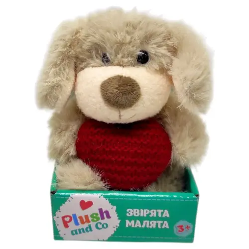 Мʼяка іграшка "Plush and Co. Песик" (БЕЖЕВИЙ) 12 см