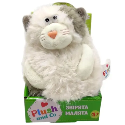 Мягкая игрушка "Plush and Co. КОТИК" (БЕЛЫЙ) 12 см