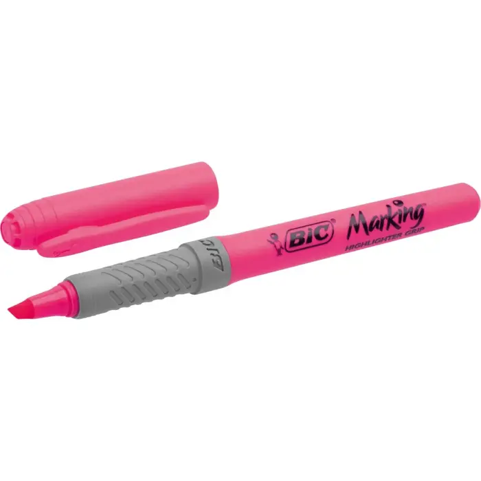BIC Текстовий маркер Highlighter Grip, 1,6-3,5мм, рожевий