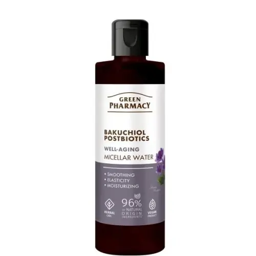 Green Pharmacy Міцелярна вода Бакучіол + Постбіотики, 200мл