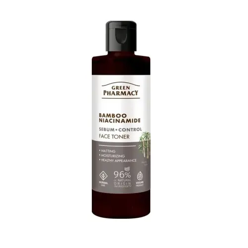 Green Pharmacy Тоник для лица Бамбук + Ниацинамид, 200мл