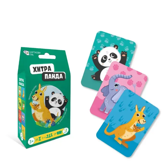Карточная игра «Хитрая панда» укр