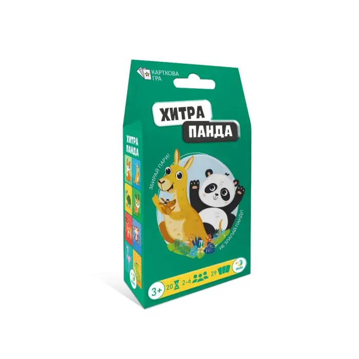Карточная игра «Хитрая панда» укр
