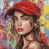 Алмазная мозаика - "Современная Красная шапочка" ©art_selena_ua, 40х40см