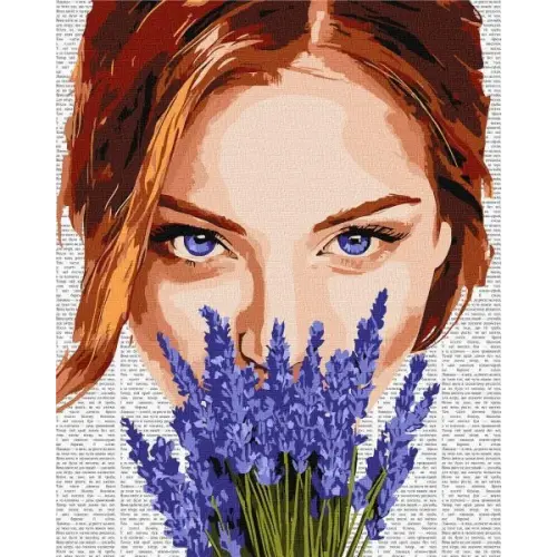 Картина по номерам - "Красочная поэзия: Лаванда" ©art_selena_ua, 40х50см