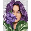 Картина по номерам - "Красочная поэзия: Фиалки" ©art_selena_ua, 40х50см