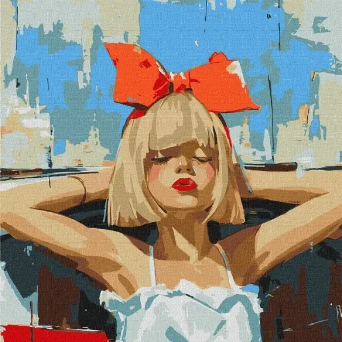 Картина за номерами - "І нехай весь світ зачекає" ©Mariia Kotiuzhynska, 50х50см