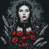 Картина за номерами - "Жіноча сила" ©art_selena_ua, 40х40см