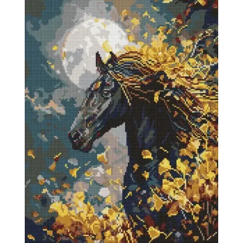 Алмазна мозаїка - "Кінь і вітер" ©art_selena_ua, 40х50см