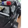 Уцінка. Машинка пластикова Позашляховик Джип чорно-білий кузов Тріщина