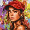 Картина по номерам - "Современная Красная шапочка" ©art_selena_ua, 40х40см