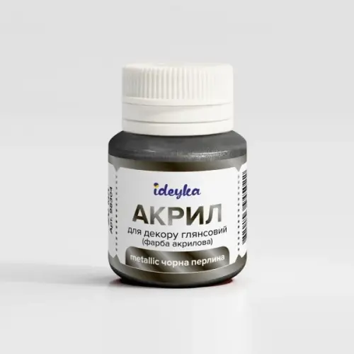 Акрил для декору - Metallic Чорна перлина