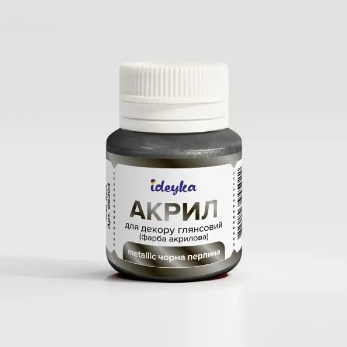 Акрил для декору - Metallic Чорна перлина