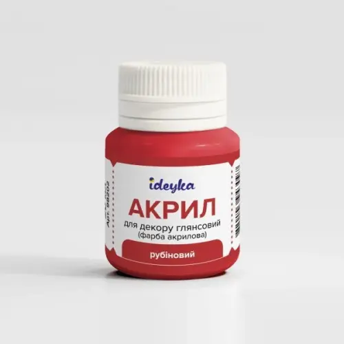 Акрил для декора - Рубиновый