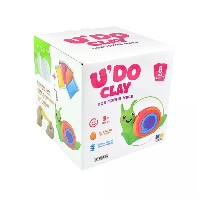 Набор для творчества "Улитка UʼDO Clay"