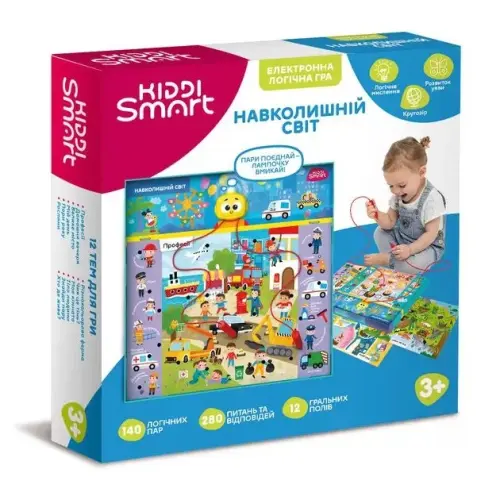 Электронная логическая игра KIDDI SMART - ВИКТОРИНА ОКРУЖАЮЩИЙ МИР S2