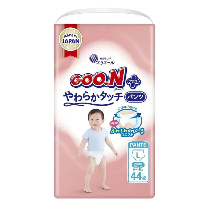 Трусики-підгузки Goo.N Plus для дітей (розмір 4(L), 9-14 кг, 44 шт.)