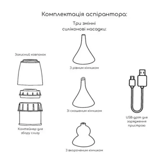 Аспиратор назальный, электронный (для детей и взрослых)
