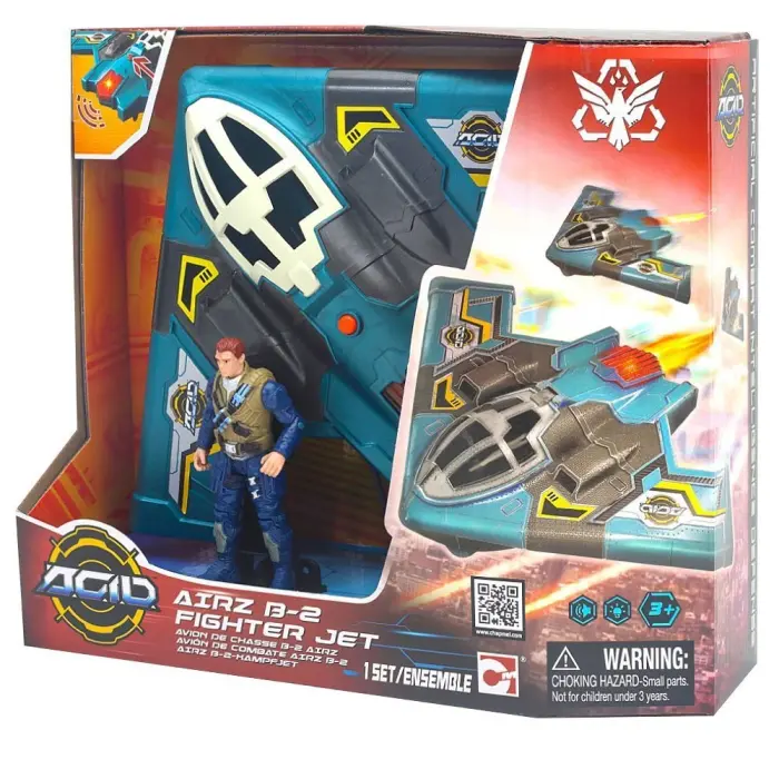 Уценка. Игровой набор A.C.I.D. AIRZ B-2 Fighter Jet/МорфоЗор Истребитель AIRZ B-2, 535200 - Повреждена упаковка