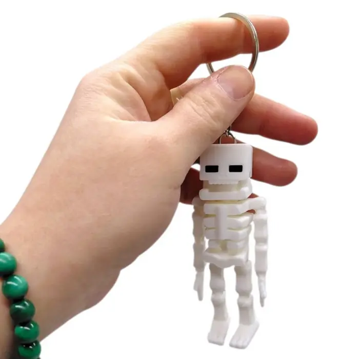 Брелок 3d друк "Minecraft: Skeleton"