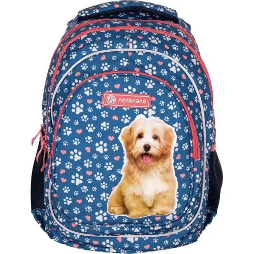 Рюкзак Astrabag Cute puppy (39х28х15 см)