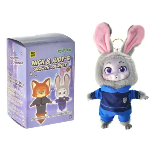 Іграшка-сюрприз мʼяка Брелок "Зоотрополіс. Zootopia 2 СЕЗОН" у коробці 20см