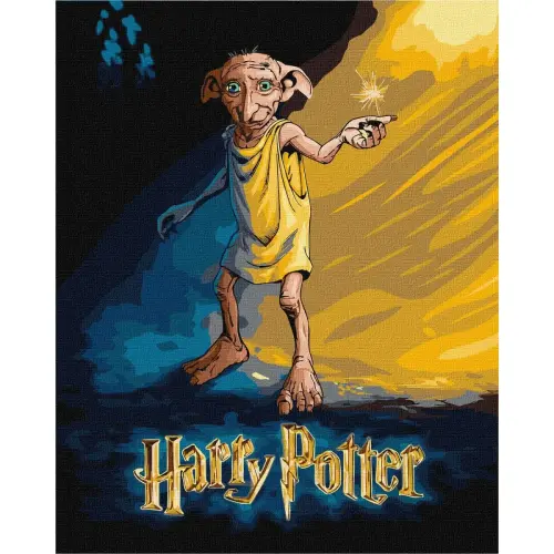 Картина за номерами "Harry Potter: Постер з Добі" 40х50см