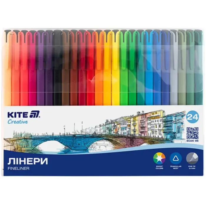 Линеры Kite Creative, набор 24шт