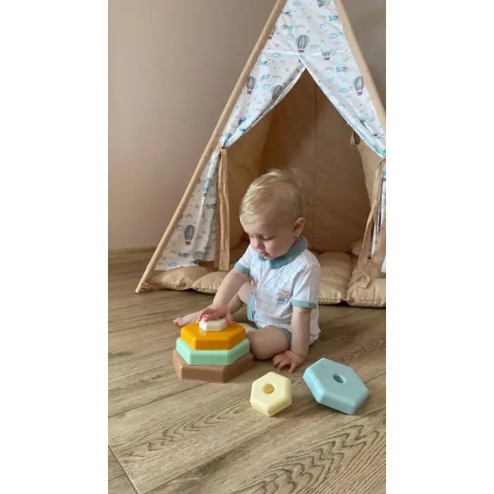 ECO Іграшка розвиваюча Пірамідка, ELFIKI