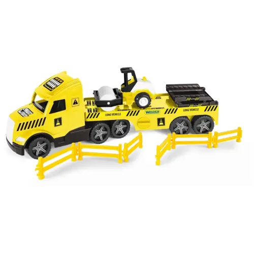 Вантажівка з котком, Magic Truck Technic (жовта)