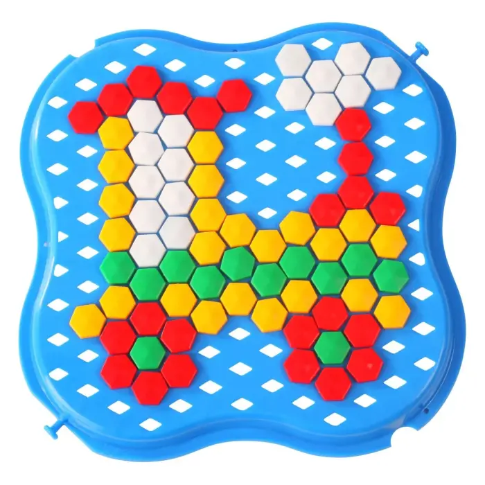 Развивающая игрушка "Мозаика", (голубовато-красный)