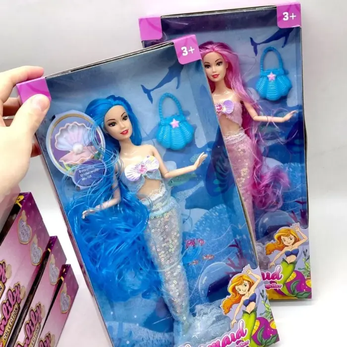 Кукла русалка "Mermaid" 30см (ГОЛУБАЯ)