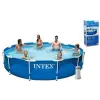 Intex Басейн каркасний фільтр/насос мережа 220-240 В, 366х76см, 6503л