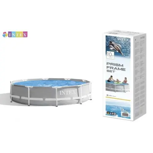 Intex Бассейн каркасный размер: 305x76см, Prism Frame Pool, объем воды: 4485л, в коробке
