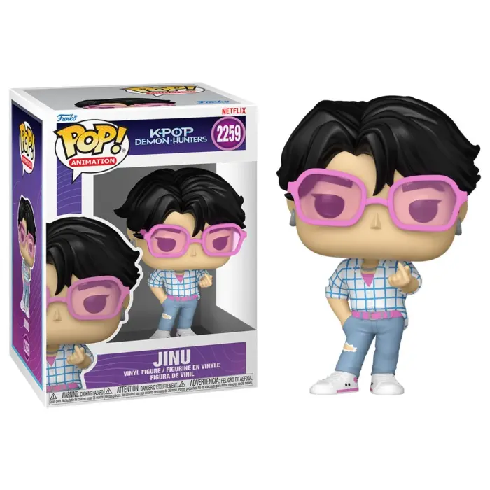 Ігрова фігурка FUNKO POP серії "Кейпоп-мисливиці на демонів" K-POP - ДЖІНУ (W/CH)