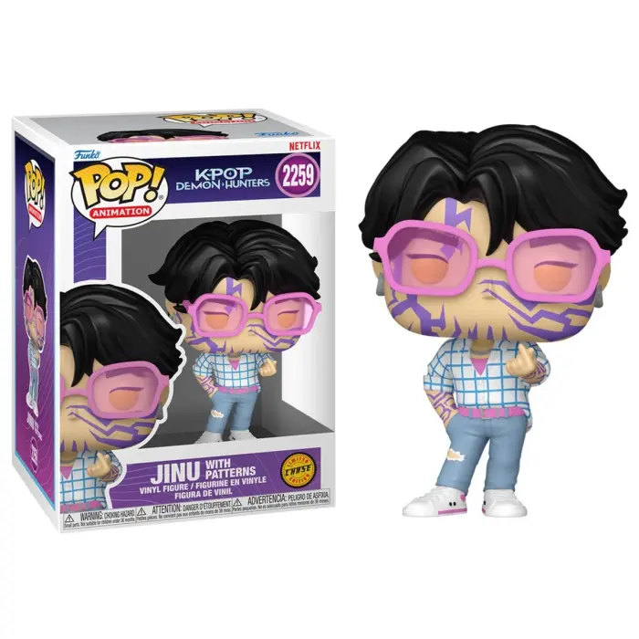 Ігрова фігурка FUNKO POP серії "Кейпоп-мисливиці на демонів" K-POP - ДЖІНУ (W/CH)