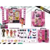 Игровой набор кукла LO. Bella Dolls (шкаф для одежды кукол, кукла 17,5 см сюрпризы: одежда, украшения, аксессуары, в кор.) 25*7,5*30,5см