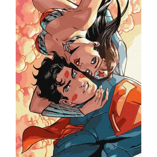 Картина по номерам - Wonder Woman: Объятия © Warner Bros.