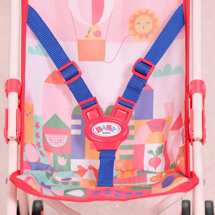 Коляска для куклы Baby Born – Яркий город