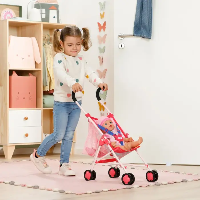 Коляска для куклы Baby Born – Яркий город