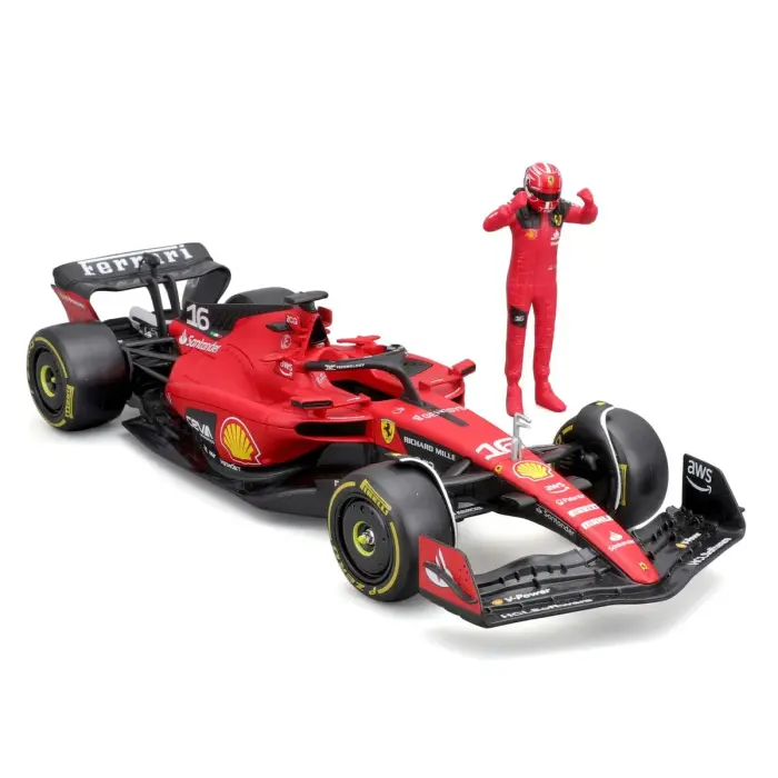 Автомодель з фігуркою - Ferrari SF-23 (1:24)