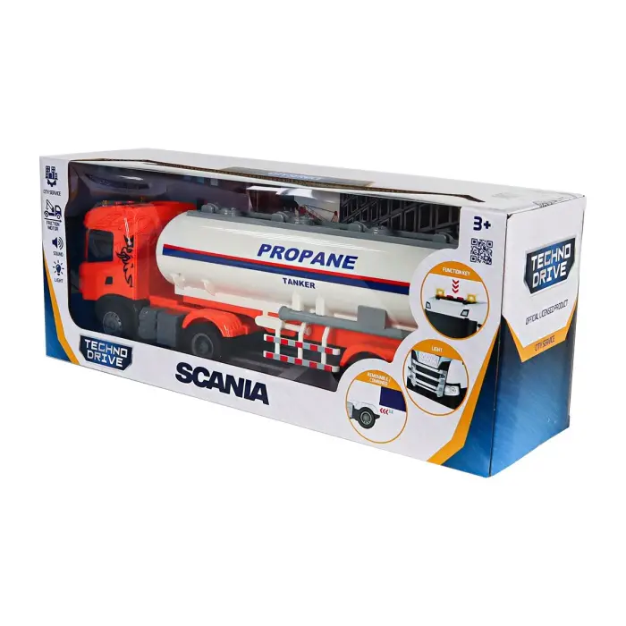 Автомодель серії Large Truck – Автоцистерна Scania (світло, звук)